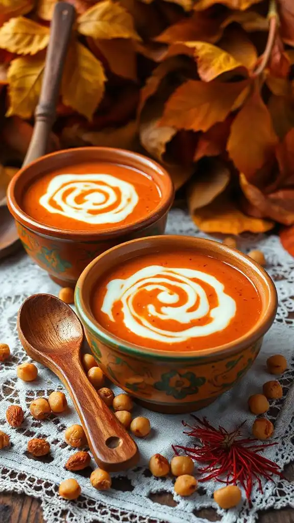 spicy chickpea tomato soup