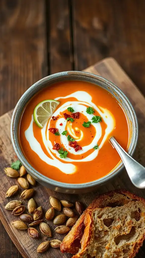 spicy chipotle tomato soup