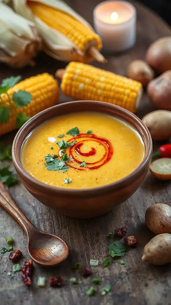 spicy corn potato soup