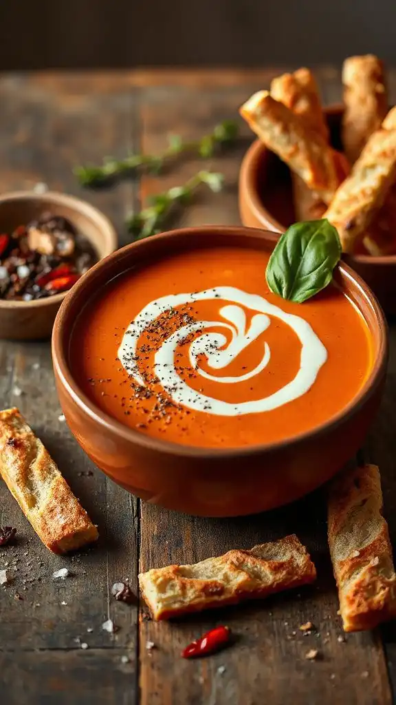 spicy creamy tomato soup