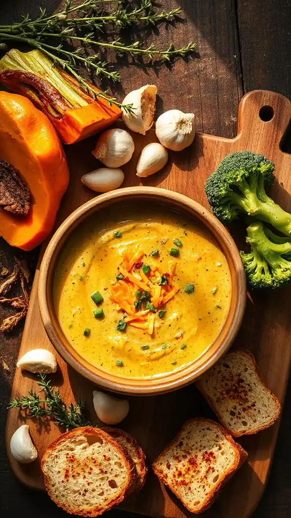 spicy creamy vegetable chowder