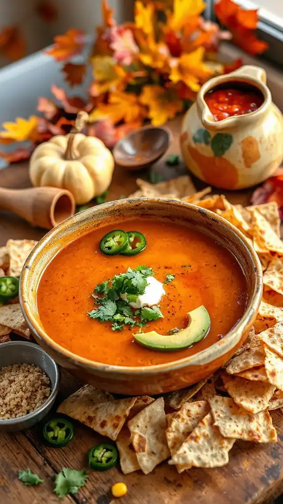 spicy hearty tortilla soup