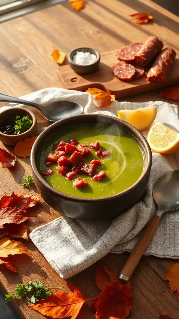 spicy pea soup recipe