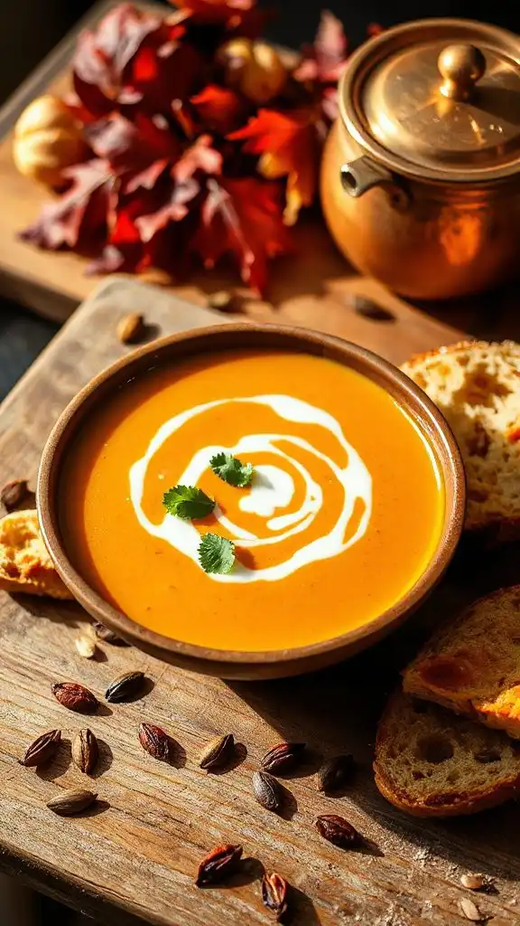 spicy pumpkin sweet potato soup spicy pumpkin sweet potato soup