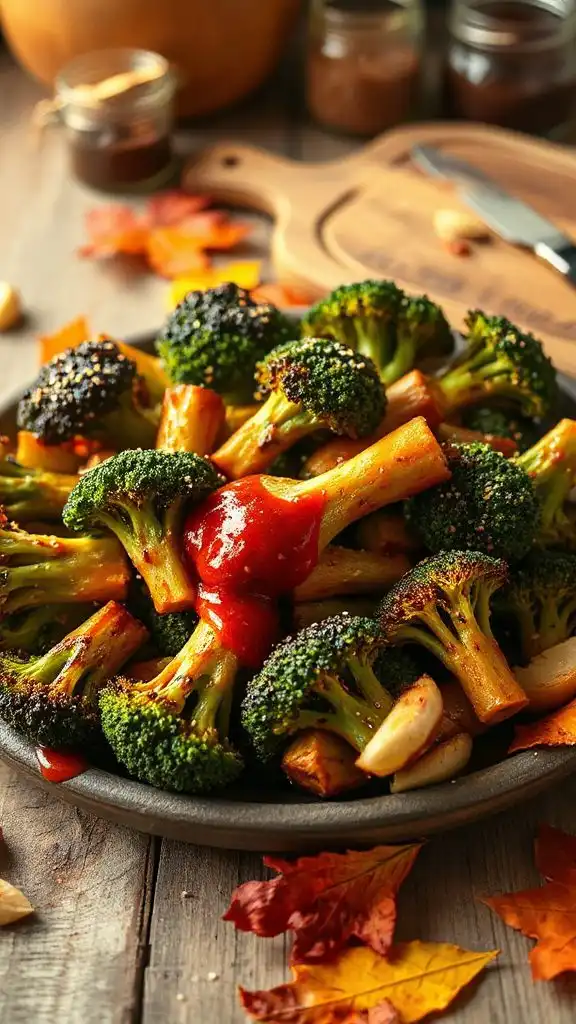 spicy sriracha roasted broccoli recipe