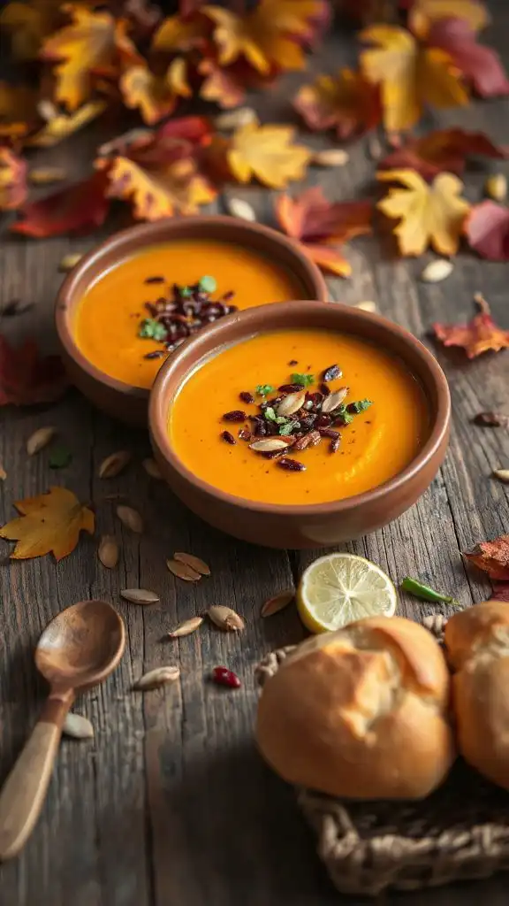 spicy sweet potato bisque