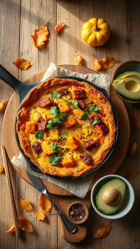 spicy sweet potato frittata