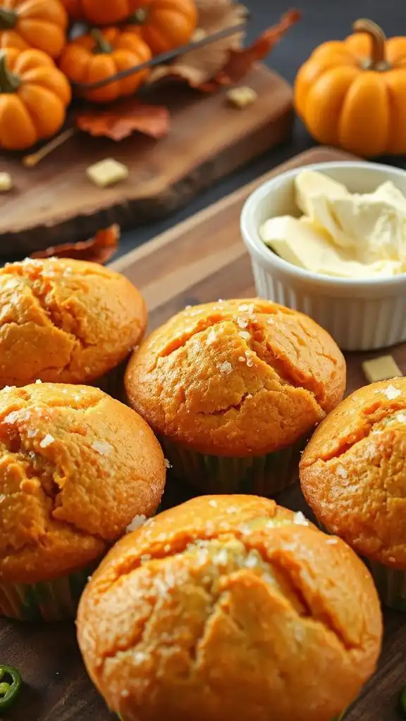 spicy sweet potato muffins