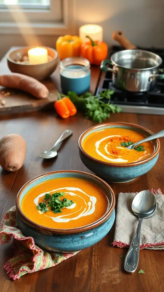 spicy sweet potato soup