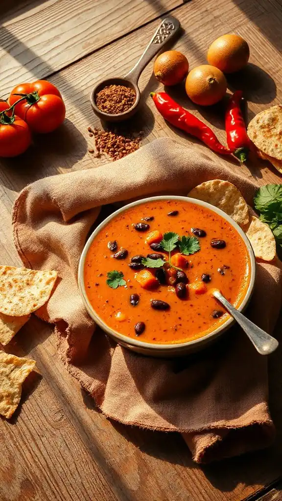 spicy sweet potato soup