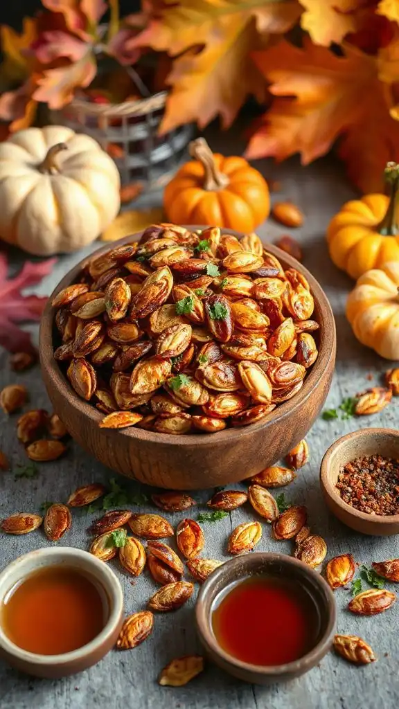 spicy sweet pumpkin seeds