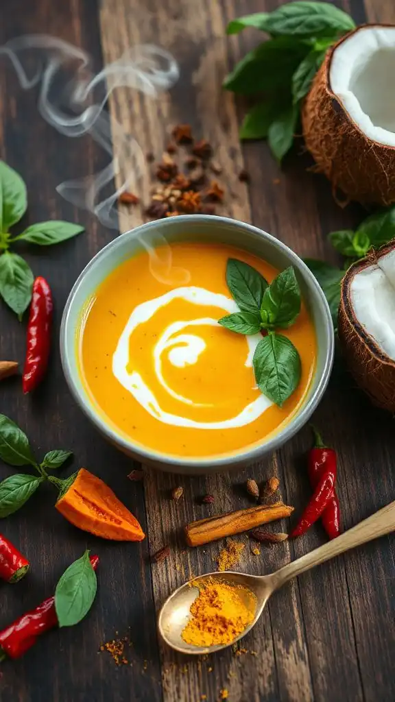 spicy thai pumpkin curry spicy thai pumpkin curry