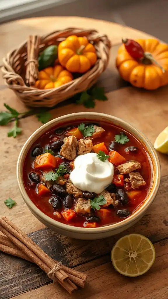 spicy turkey black bean soup