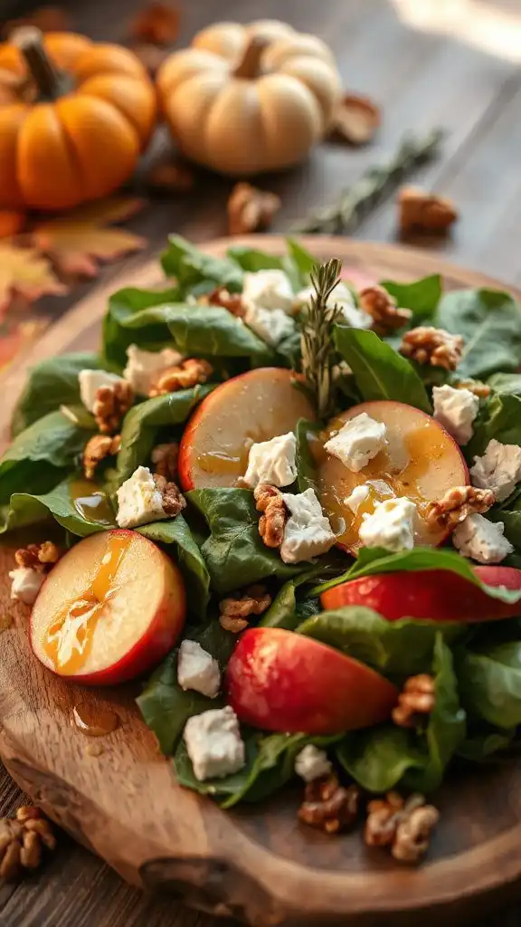 spinach apple feta salad spinach apple feta salad