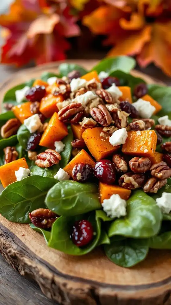 spinach salad with sweet potatoes spinach salad with sweet potatoes
