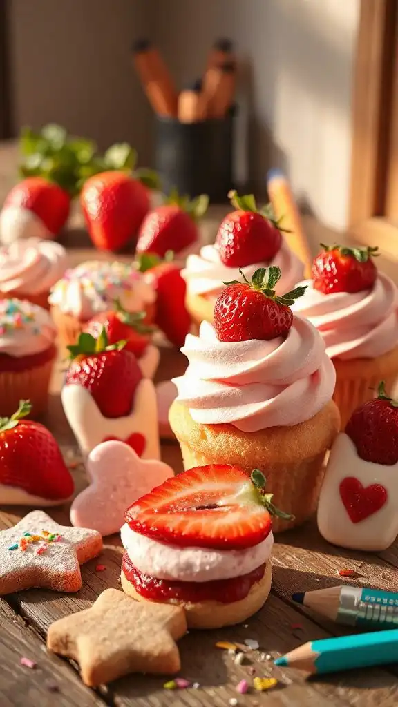 strawberry treats for school