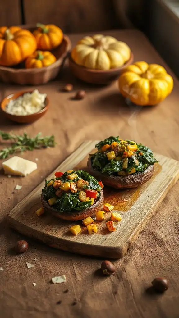 stuffed portobello mushrooms recipe
