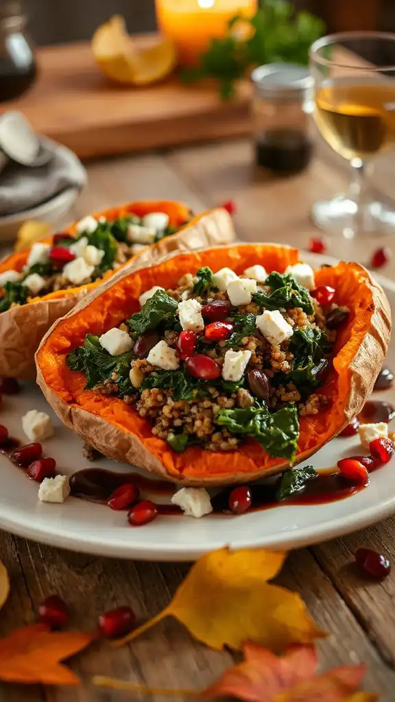 stuffed sweet potatoes recipe
