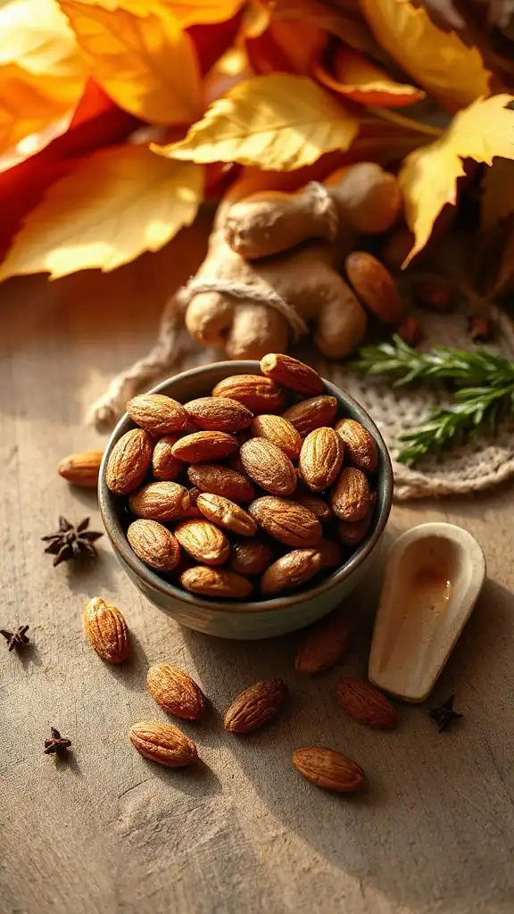 sweet and spicy almonds