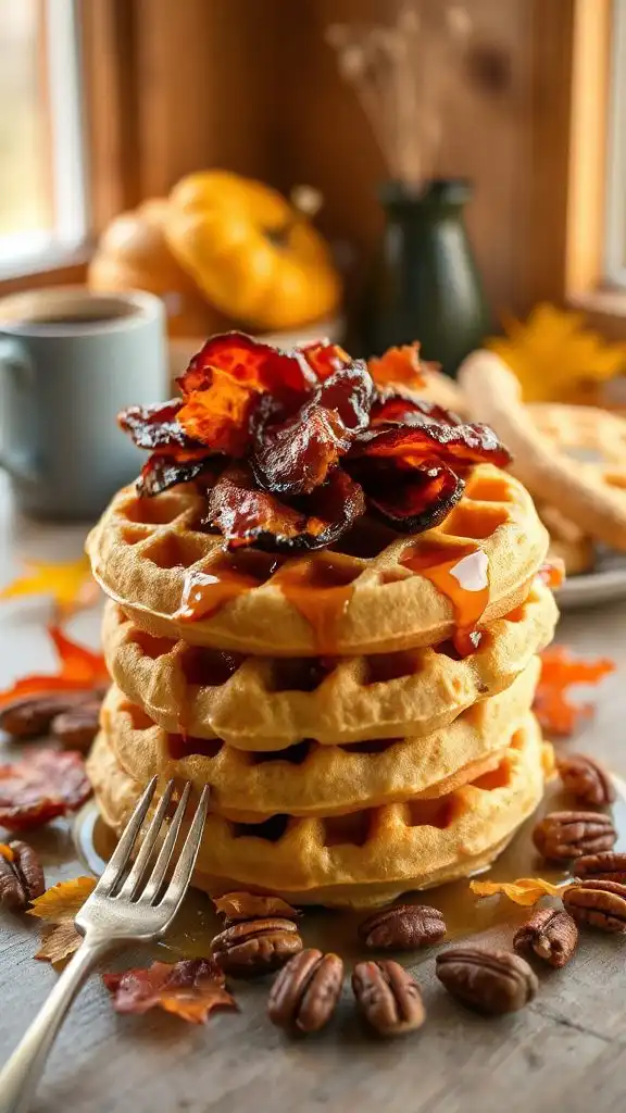 sweet and spicy waffles