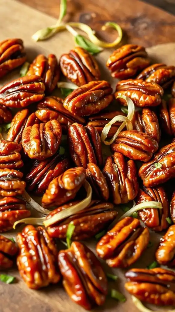 sweet chili maple pecans