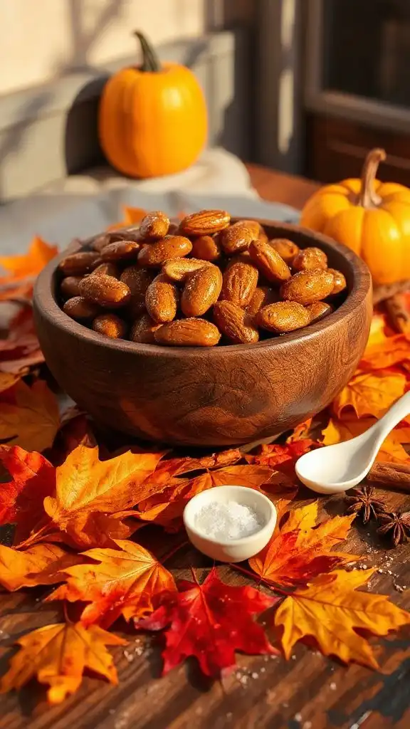 sweet crunchy autumn snack