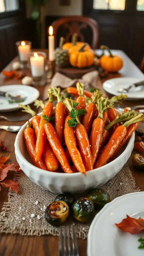 sweet honey glazed carrots