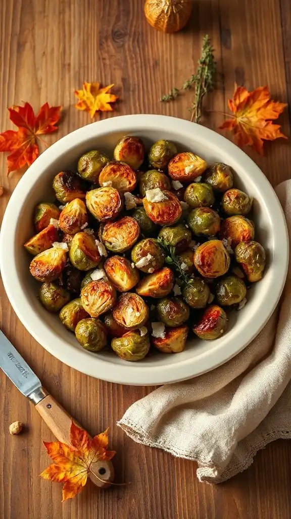 sweet parmesan brussels sprouts