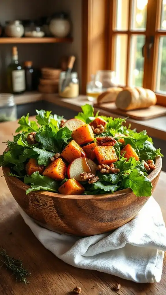 sweet potato arugula salad