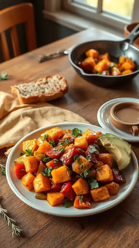 sweet potato bell pepper hash