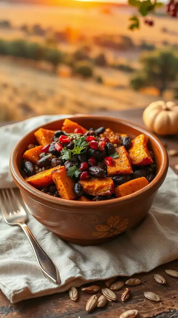 sweet potato black bean bowl