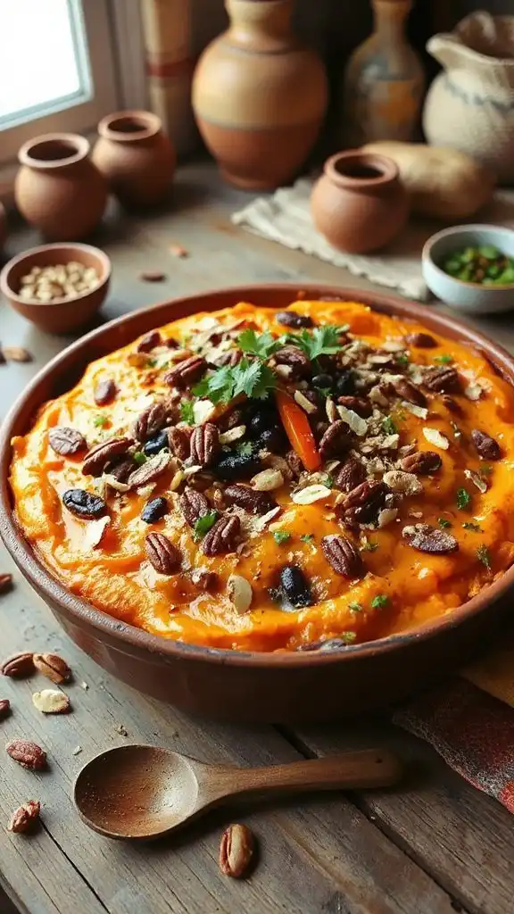 sweet potato black bean casserole