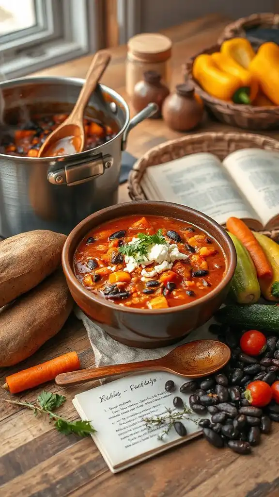sweet potato black bean chili
