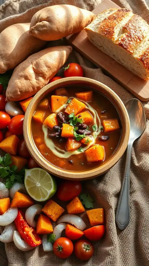 sweet potato black bean chili