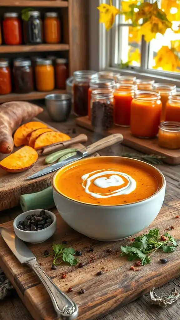 sweet potato black bean soup