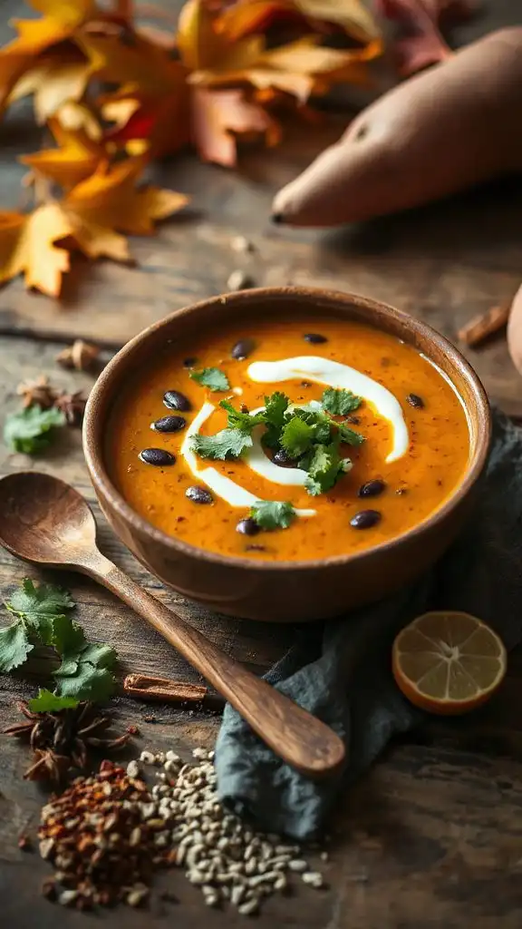 sweet potato black bean soup