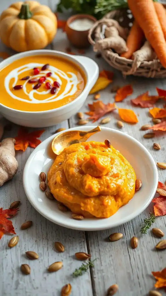 sweet potato carrot mash up
