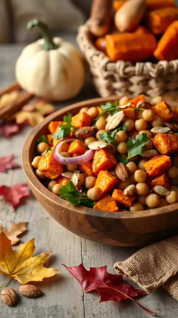 sweet potato chickpea salad sweet potato chickpea salad