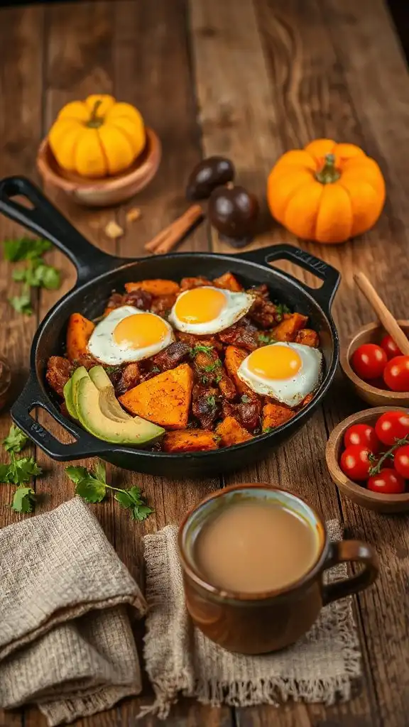 sweet potato chorizo hash