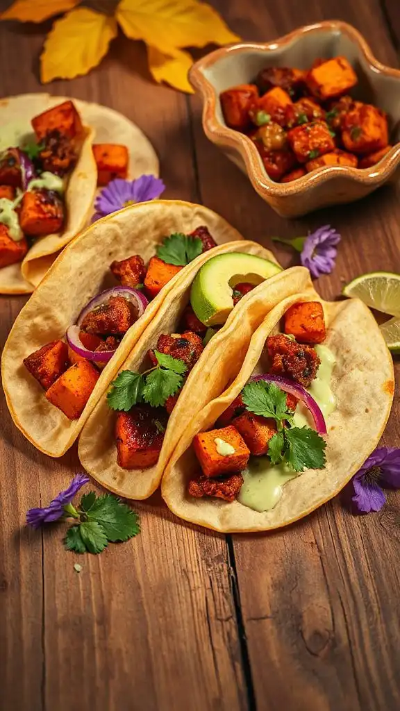 sweet potato chorizo tacos