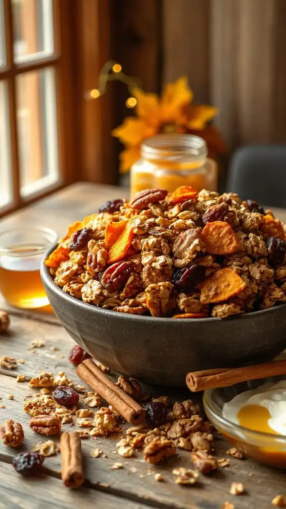 sweet potato cinnamon granola