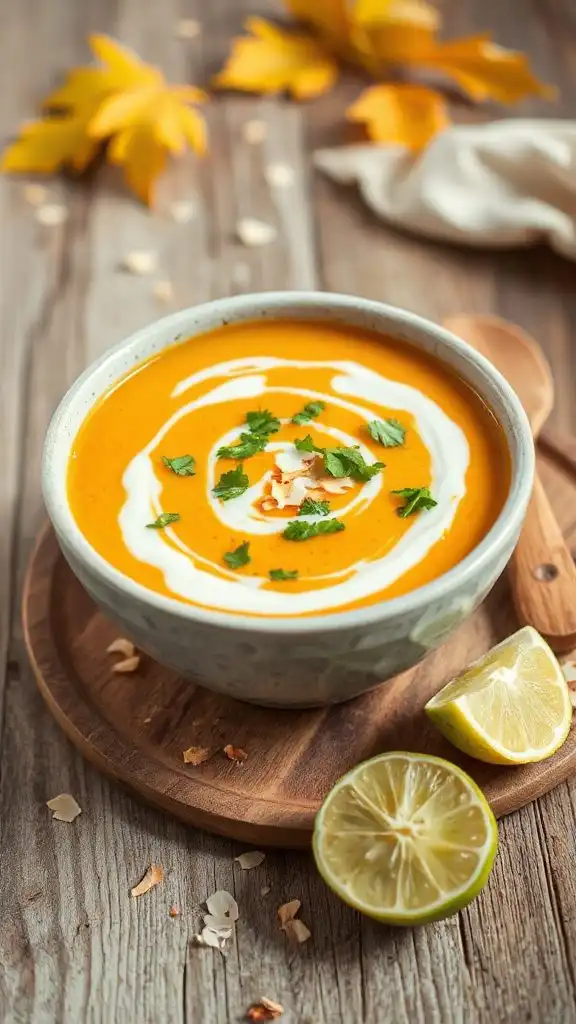 sweet potato coconut soup