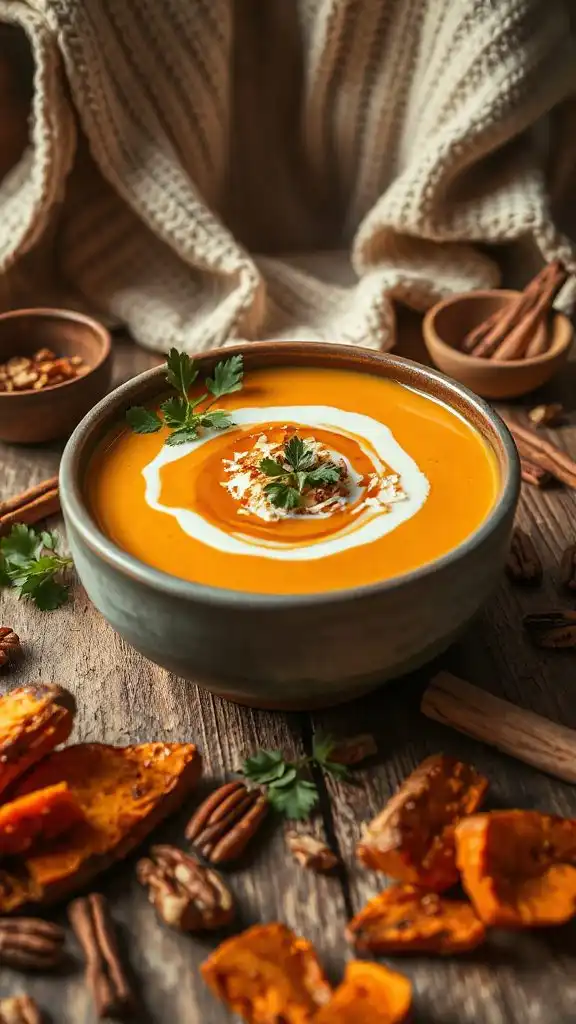 sweet potato coconut soup