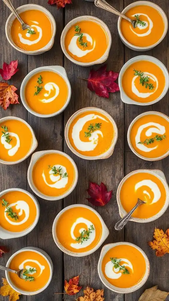 sweet potato coconut soups