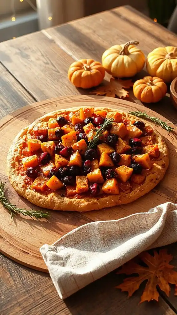 sweet potato cranberry flatbread recipe