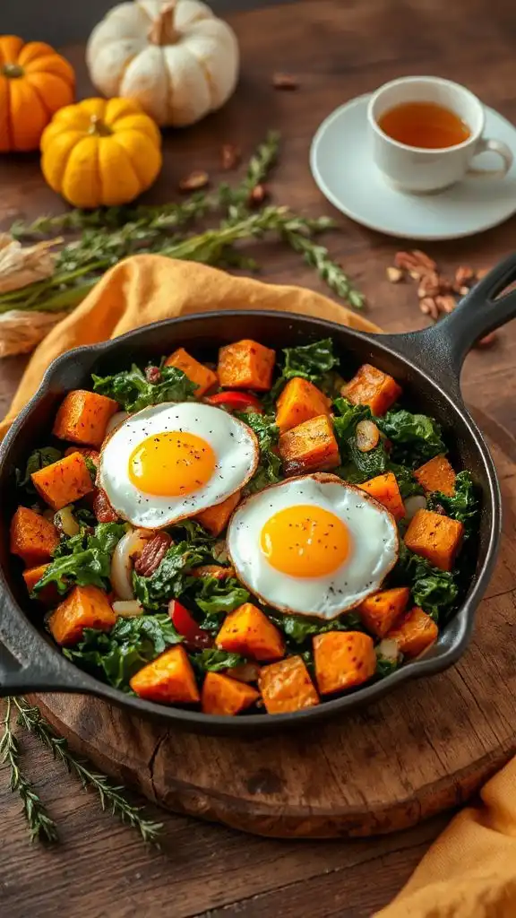 sweet potato kale hash
