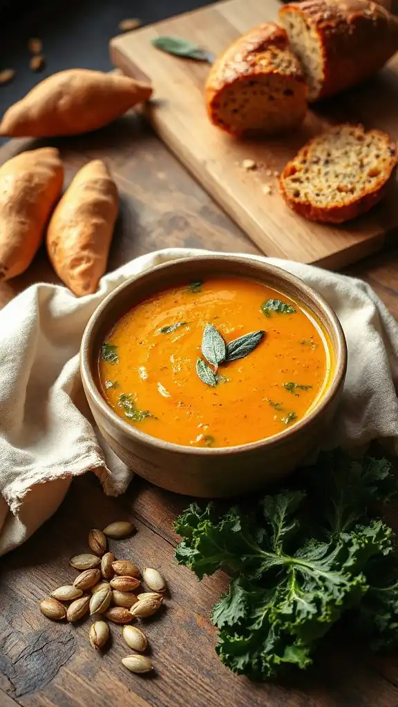 sweet potato kale soup sweet potato kale soup
