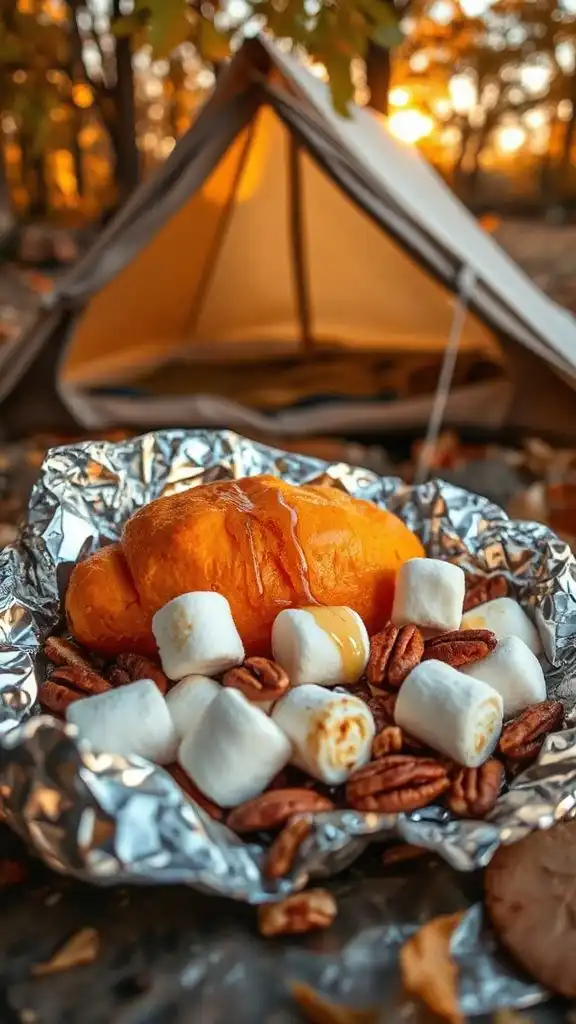 sweet potato marshmallow packets
