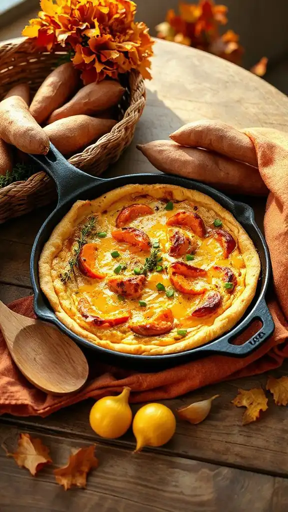 sweet potato onion frittata