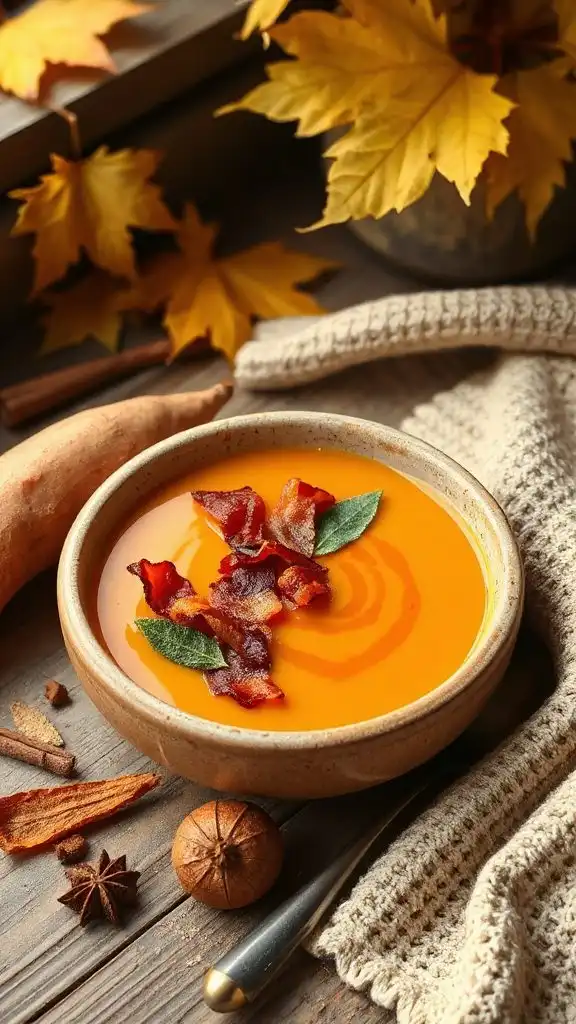 sweet savory autumn comfort soup